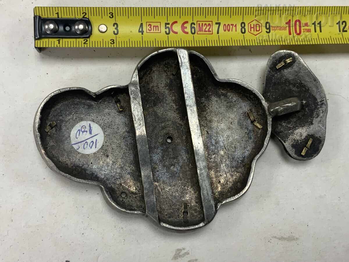 Сребро филигран пафта единичка позлата - 5