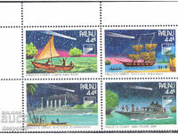 1985. Palau. The Appearance of Halley's Comet. Block