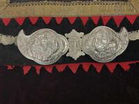 Възрожденска пафта сребро сечан кована пилета