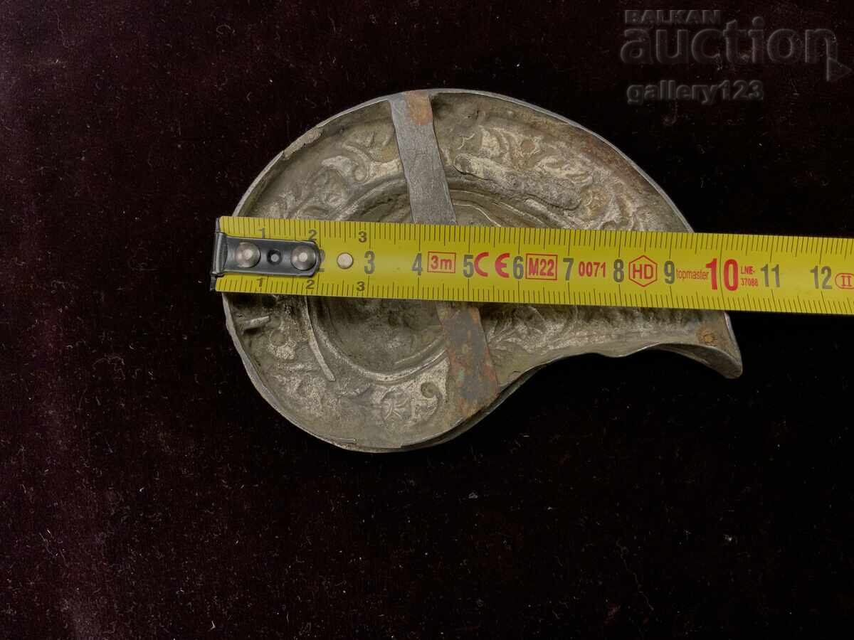 Котел възрожденска кована пафта сребро сечан - 5