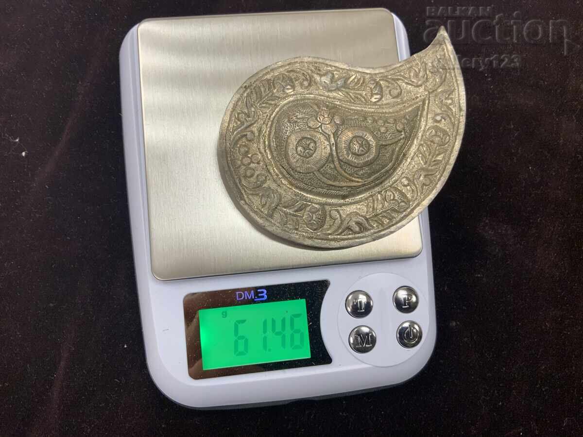 Котел възрожденска кована пафта сребро сечан - 6