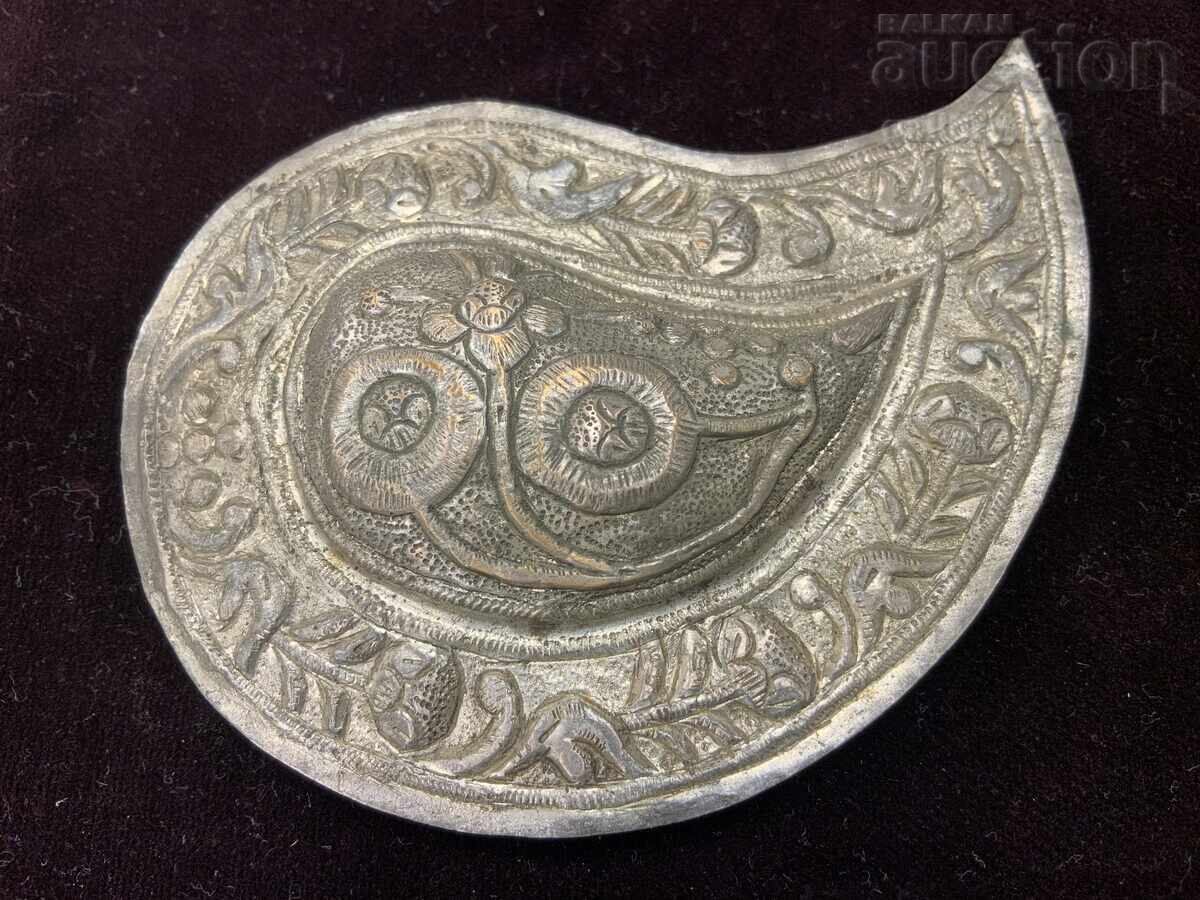 Котел възрожденска кована пафта сребро сечан