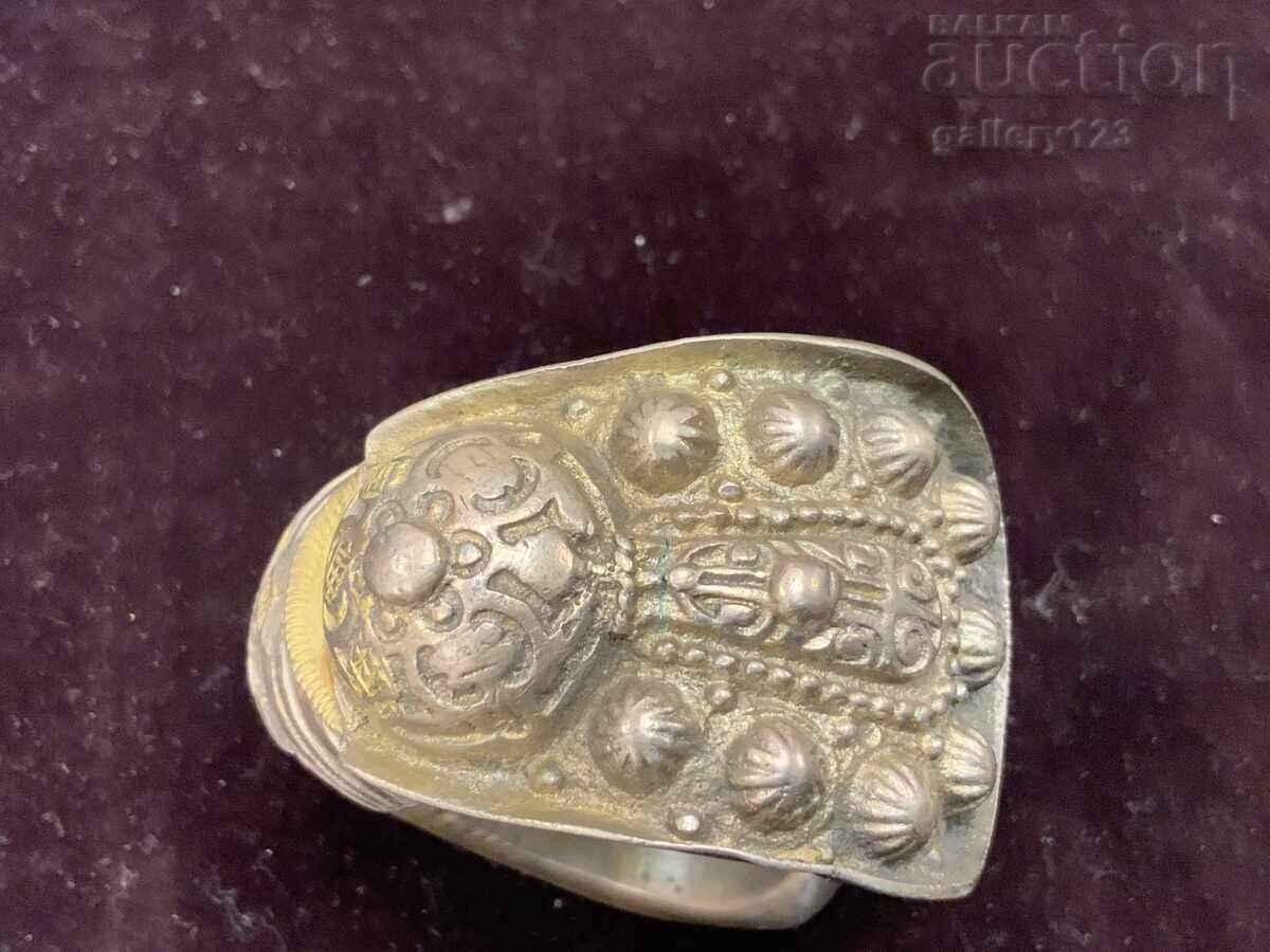 Brățară renascentistă argint filigran aur cruce - 7 Brățară renascentistă argint filigran aur cruce - 7