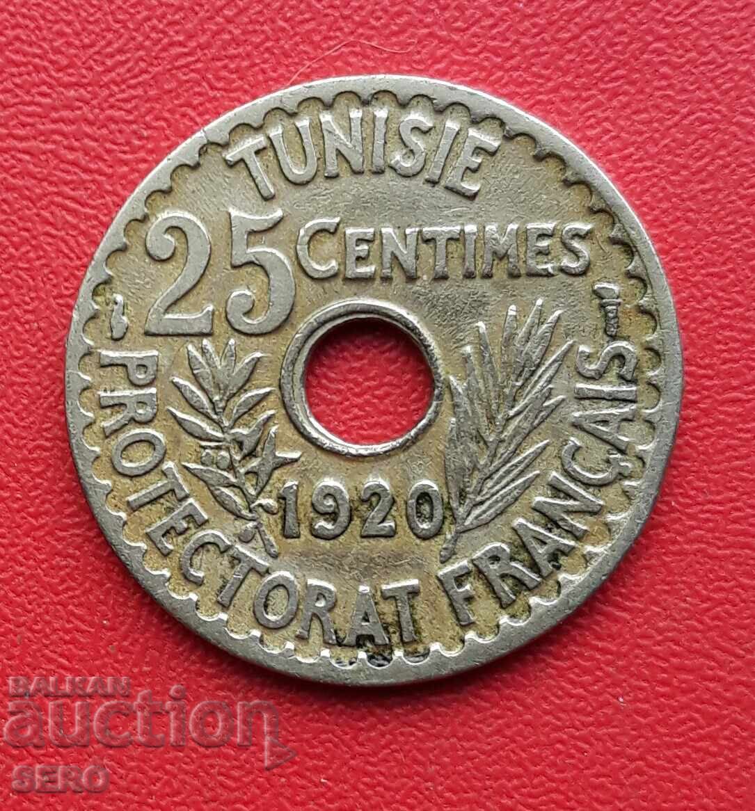 Tunis - 25 centime 1920