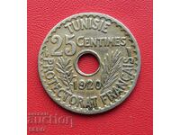 Tunis - 25 centime 1920