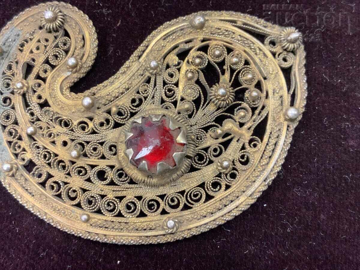 Bijuterie renascentistă argint filigran aurire sticlă cu preț 0.01 BGN | € 0.01 Bijuterie renascentistă argint filigran aurire sticlă cu preț 0.01 BGN | € 0.01