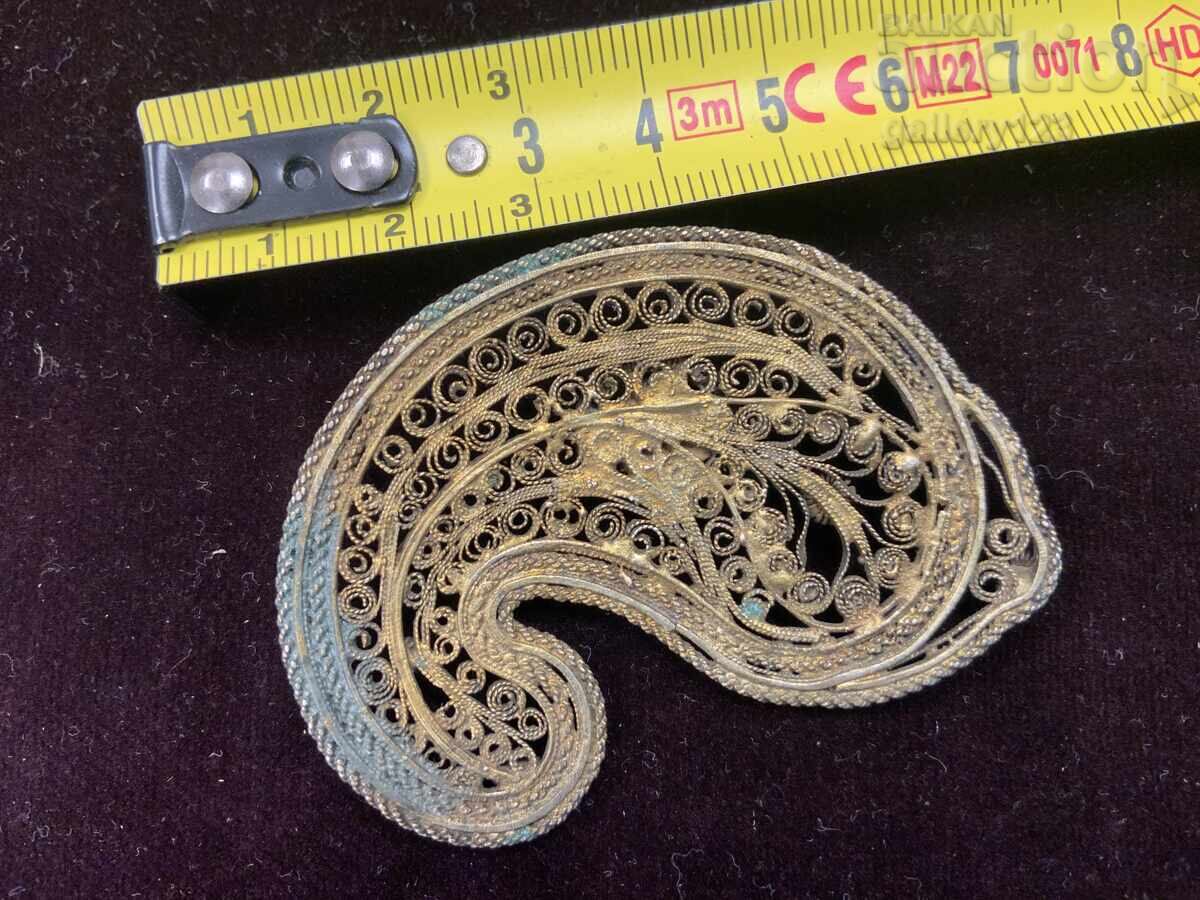 Licitație Bijuterie renascentistă argint filigran aurire sticlă Licitație Bijuterie renascentistă argint filigran aurire sticlă