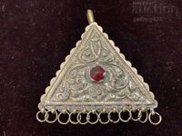 Възрожденски накит сребро сечан кован трепка