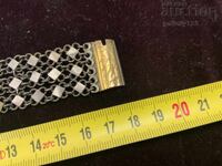 Brățară renascentistă argint aurită gravură