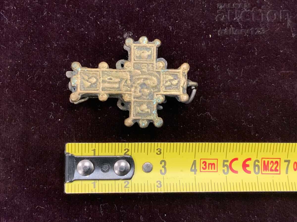 Livrarea Cruce renascentistă bilaterală Fecioara Maria Isus Livrarea Cruce renascentistă bilaterală Fecioara Maria Isus