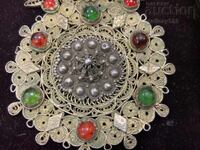 Възрожденски сребърен филигран накит позлата