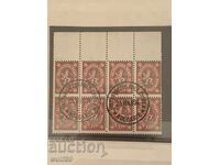 1927g - Κανονικά - Λιονταράκια Μπλοκ 8τμχ. (Ειδική εκτύπωση Αετοφωλιά)