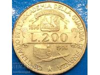 200 lira 1996 Italy 100 years - jubilee