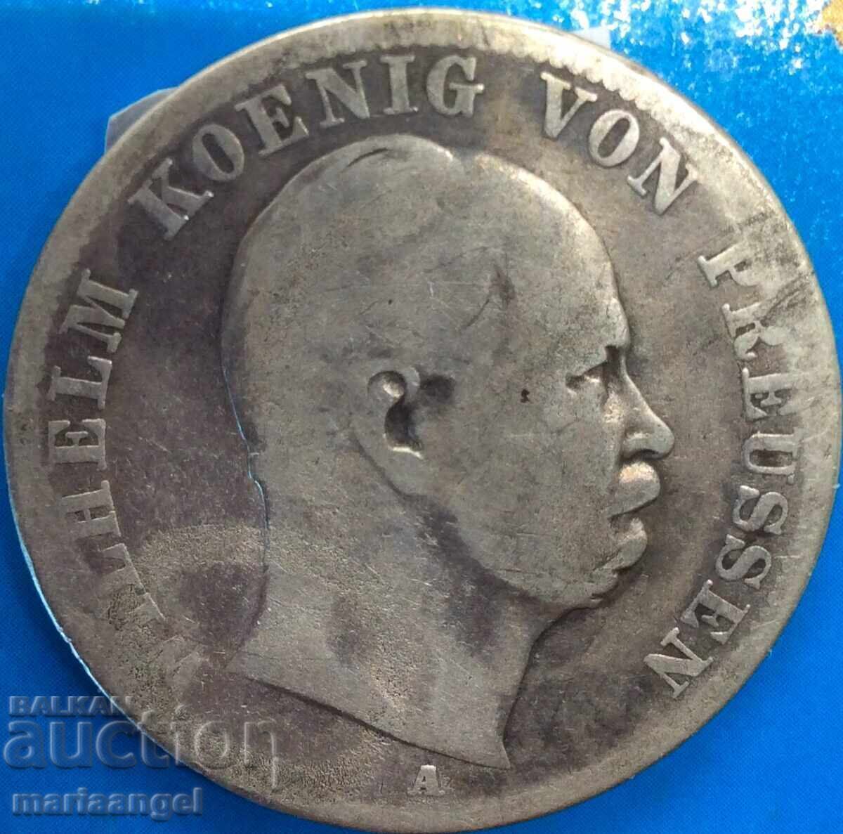 Prusia 1 Thaler 1868 Germania Wilhelm argint cu preț 99.00 BGN | € 50.62