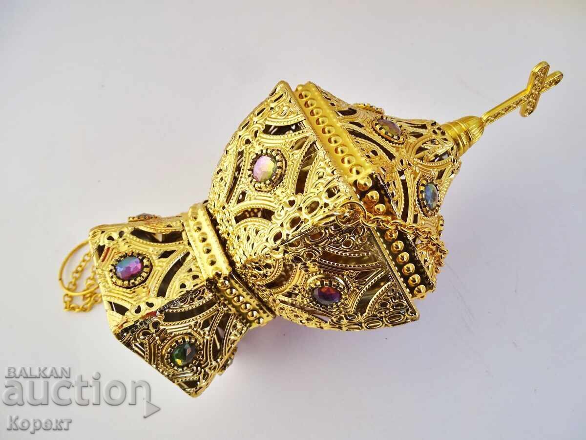 Delivery of Bronze censer with stones