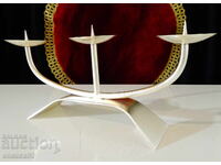 Посребрен троен свещник тройка WMF.