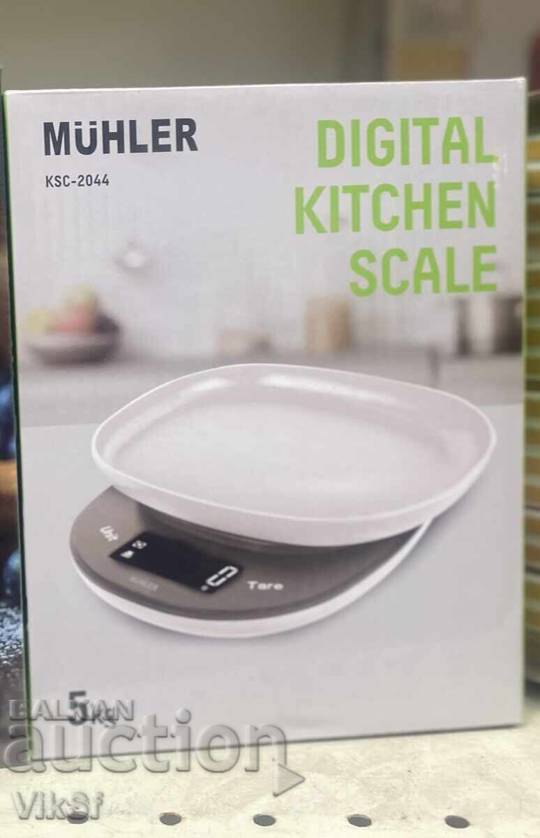Ζυγαριά κουζίνας με μπολ Muhler KSC-2044 / 5kg