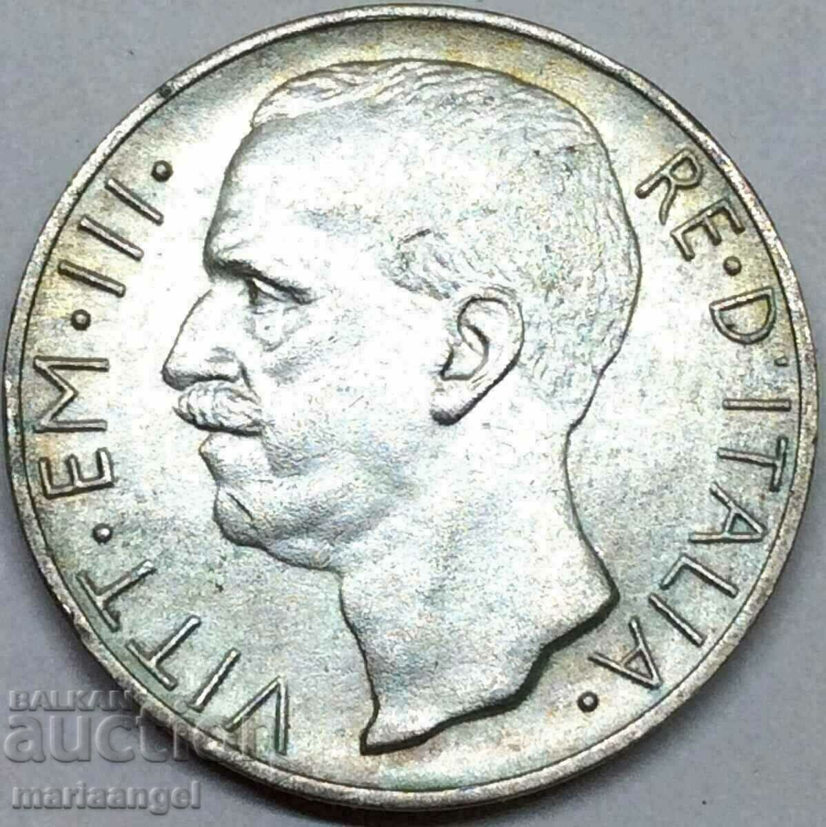 Παράδοση 10 λίρες 1927 Ιταλία **FERT** Ασημένια πατίνα