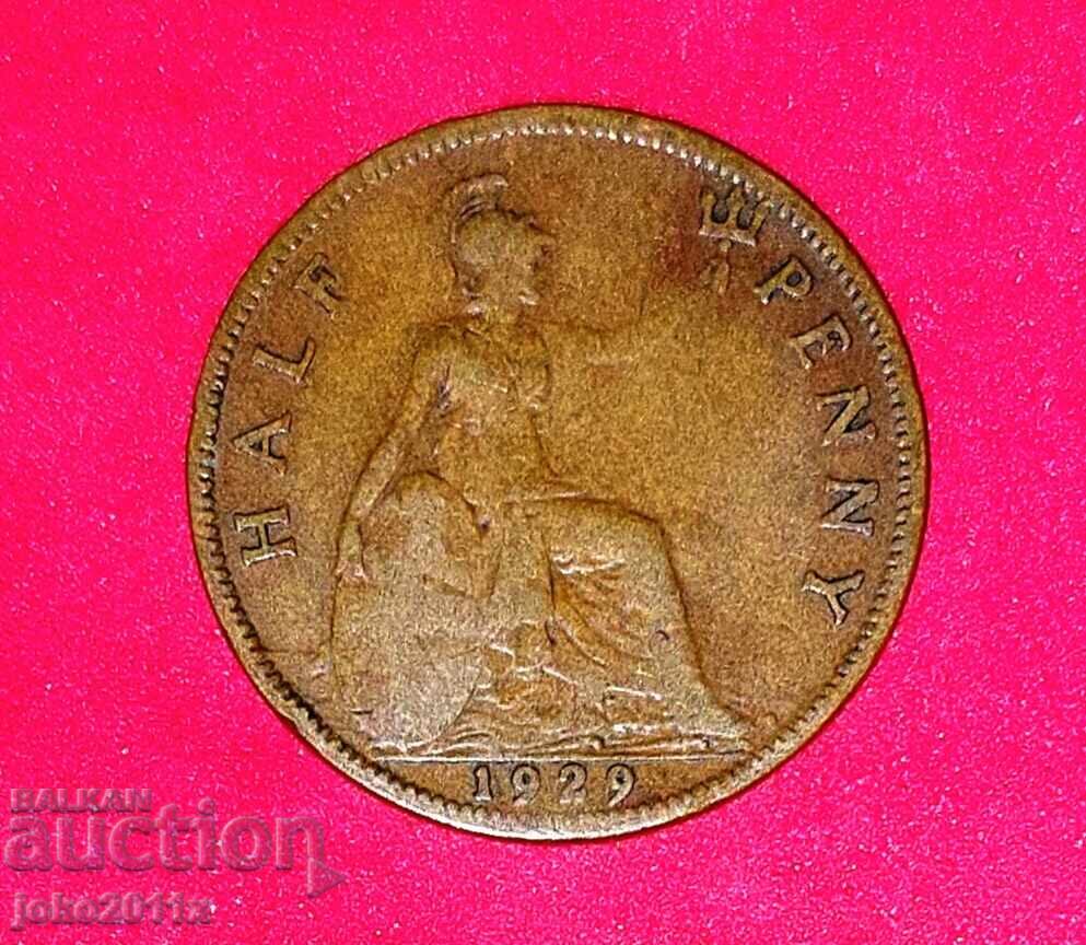 Great Britain - 1/2 Penny from 1929