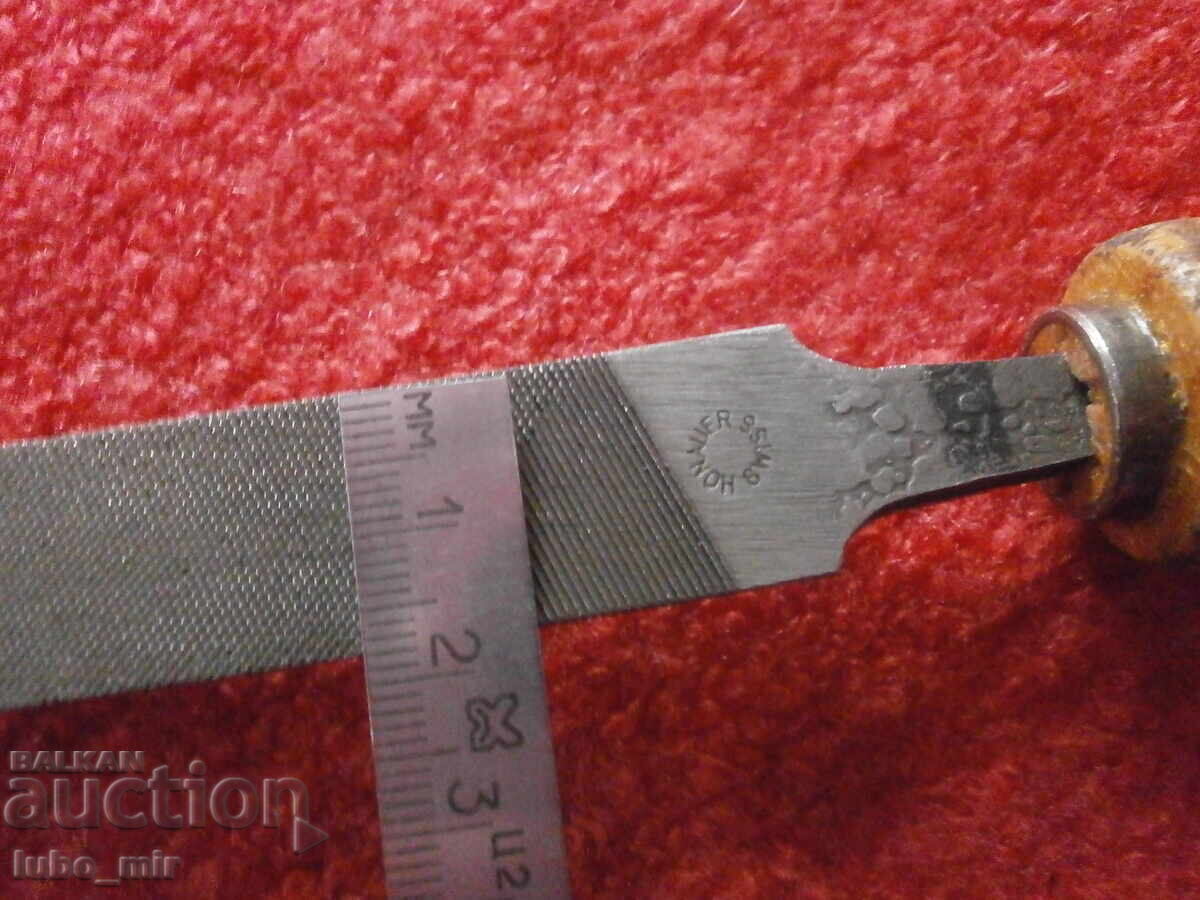 OLD SWISS METAL FILE - SEMI CIRCULAR - 5