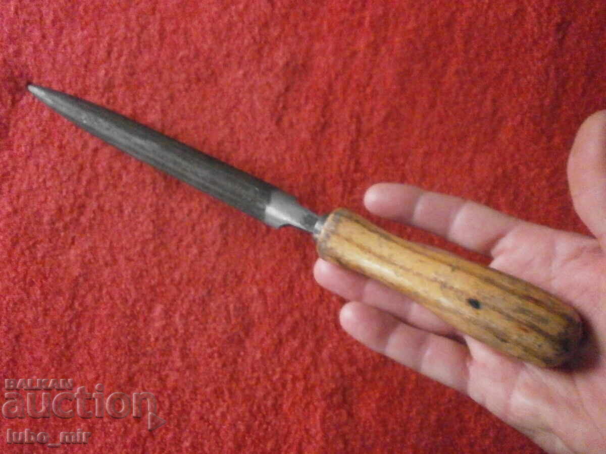 OLD SWISS METAL FILE - SEMI CIRCULAR - 7