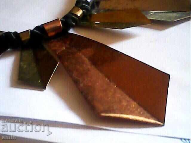 2 τμχ παλιά κολιέ και ένα ασημένιο βραχιόλι, όλα από χαλκό - 7 2 τμχ παλιά κολιέ και ένα ασημένιο βραχιόλι, όλα από χαλκό - 7