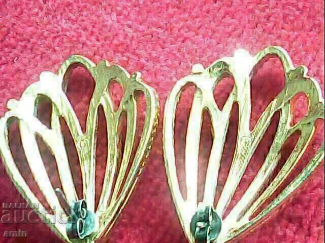 13 grame de cercei frumosi placati cu aur de 18k - 5 13 grame de cercei frumosi placati cu aur de 18k - 5