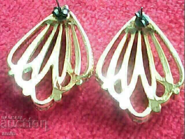 13 grame de cercei frumosi placati cu aur de 18k - 7 13 grame de cercei frumosi placati cu aur de 18k - 7