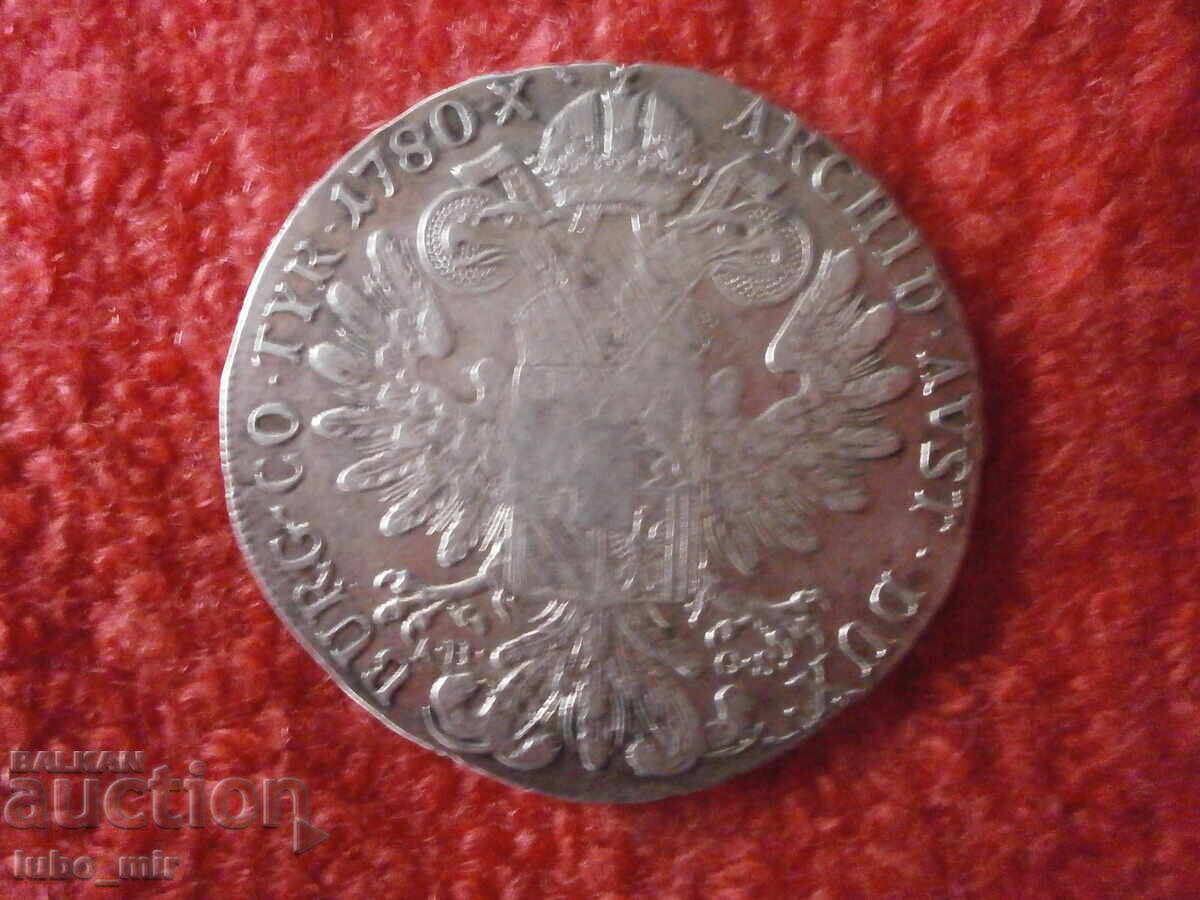 ΑΥΣΤΡΙΑ 1 ΤΑΛΗΡΟ 1780 - ΑΥΘΕΝΤΙΚΟ με τιμή 230.00 BGN | € 117.60