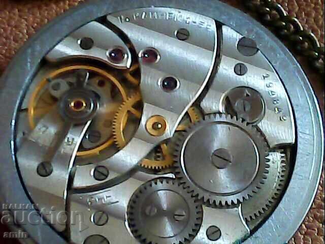 Παλιό όμορφο τσεπωτό ρολόι molniya λειτουργεί άψογα - 5