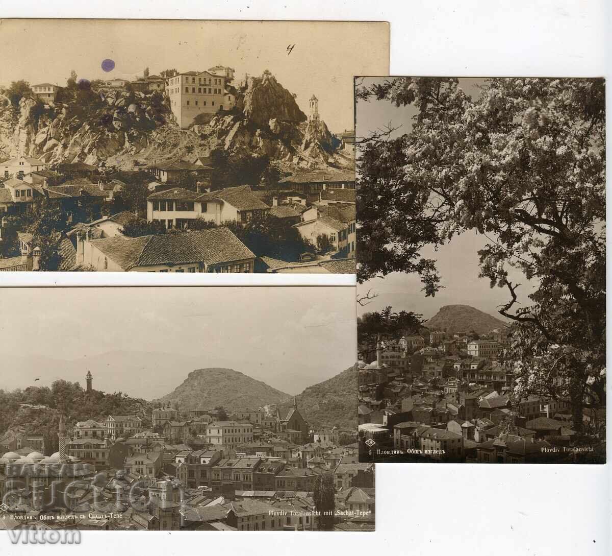 Plovdiv 3 cărți poștale Paskov Plovdiv 3 cărți poștale Paskov