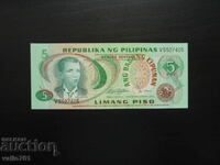 PHILIPPINES 5 PESOS 1978 NEW UNC