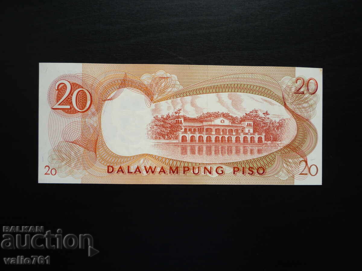 FILIPINE 20 PESOS 1971 NOUĂ UNC cu preț 5.00 BGN | € 2.56 FILIPINE 20 PESOS 1971 NOUĂ UNC cu preț 5.00 BGN | € 2.56