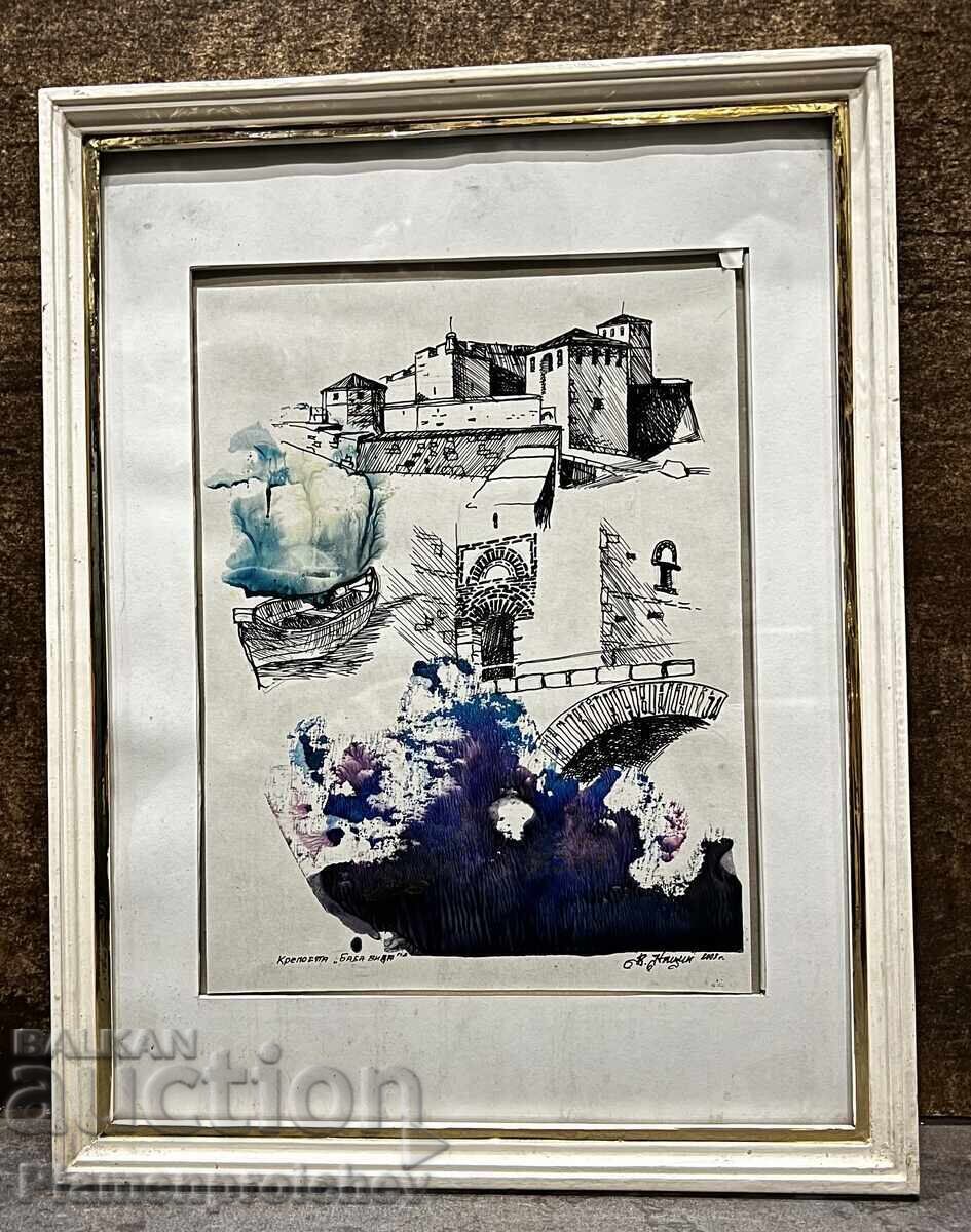 UNIQUE PAINTING, BABA VIDA FORTRESS, VESELIN NATSIN, 2003