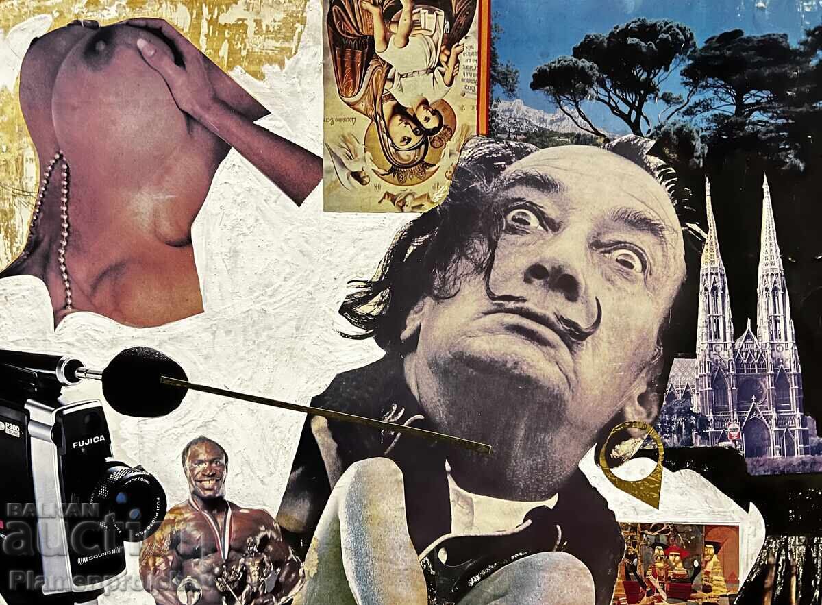 Auction  LARGE UNIQUE PAINTING HASHISH-COBRA COLOR TZVETKO TZVETKOV OIL