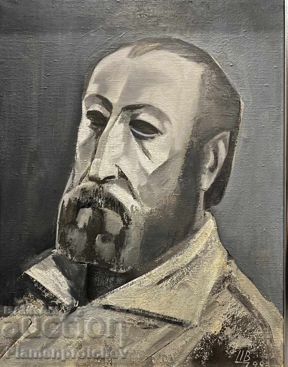 SELF-PORTRAIT UNIQUE PAINTING TSVETKO TSVETKOV OIL CANVAS with price 8.61 BGN | € 4.40 SELF-PORTRAIT UNIQUE PAINTING TSVETKO TSVETKOV OIL CANVAS with price 8.61 BGN | € 4.40