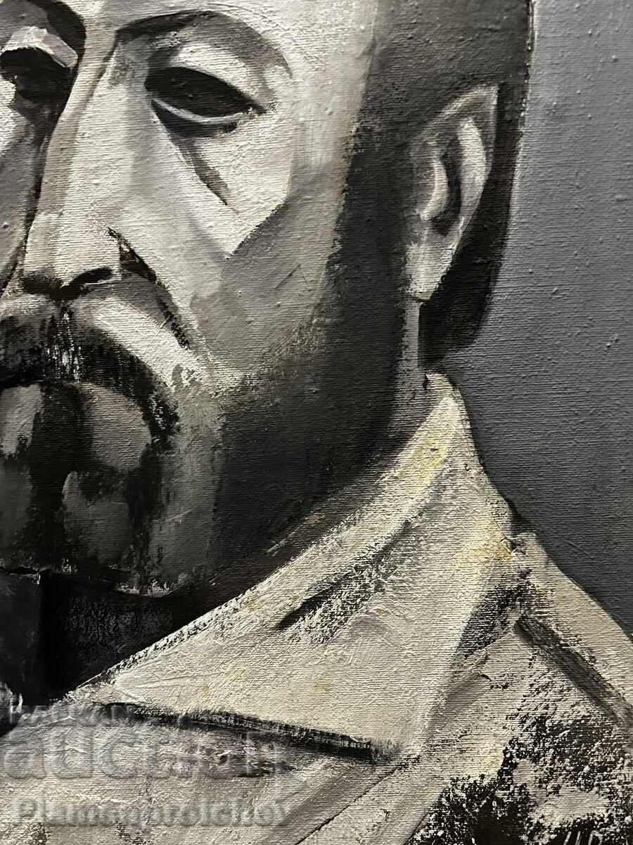 Delivery of SELF-PORTRAIT UNIQUE PAINTING TSVETKO TSVETKOV OIL CANVAS Delivery of SELF-PORTRAIT UNIQUE PAINTING TSVETKO TSVETKOV OIL CANVAS