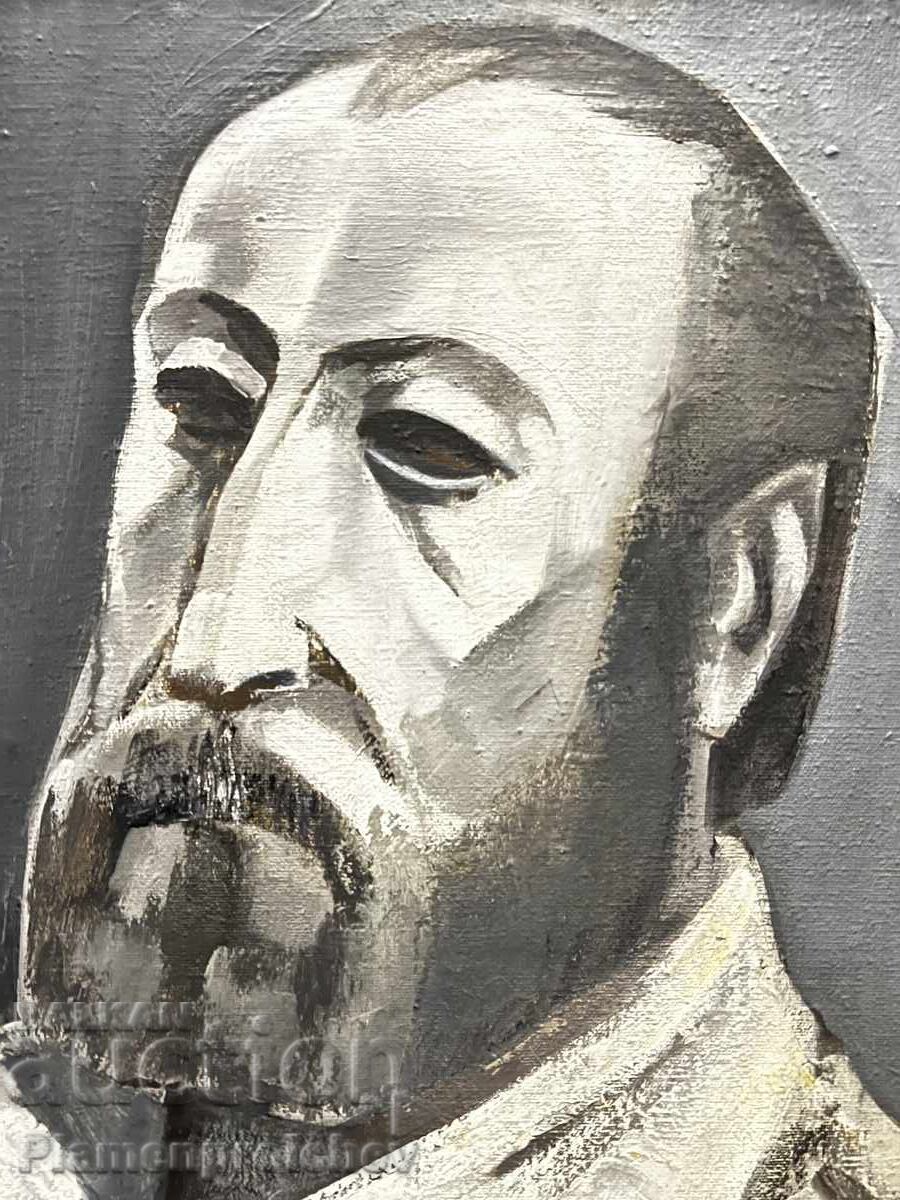 SELF-PORTRAIT UNIQUE PAINTING TSVETKO TSVETKOV OIL CANVAS - 7 SELF-PORTRAIT UNIQUE PAINTING TSVETKO TSVETKOV OIL CANVAS - 7