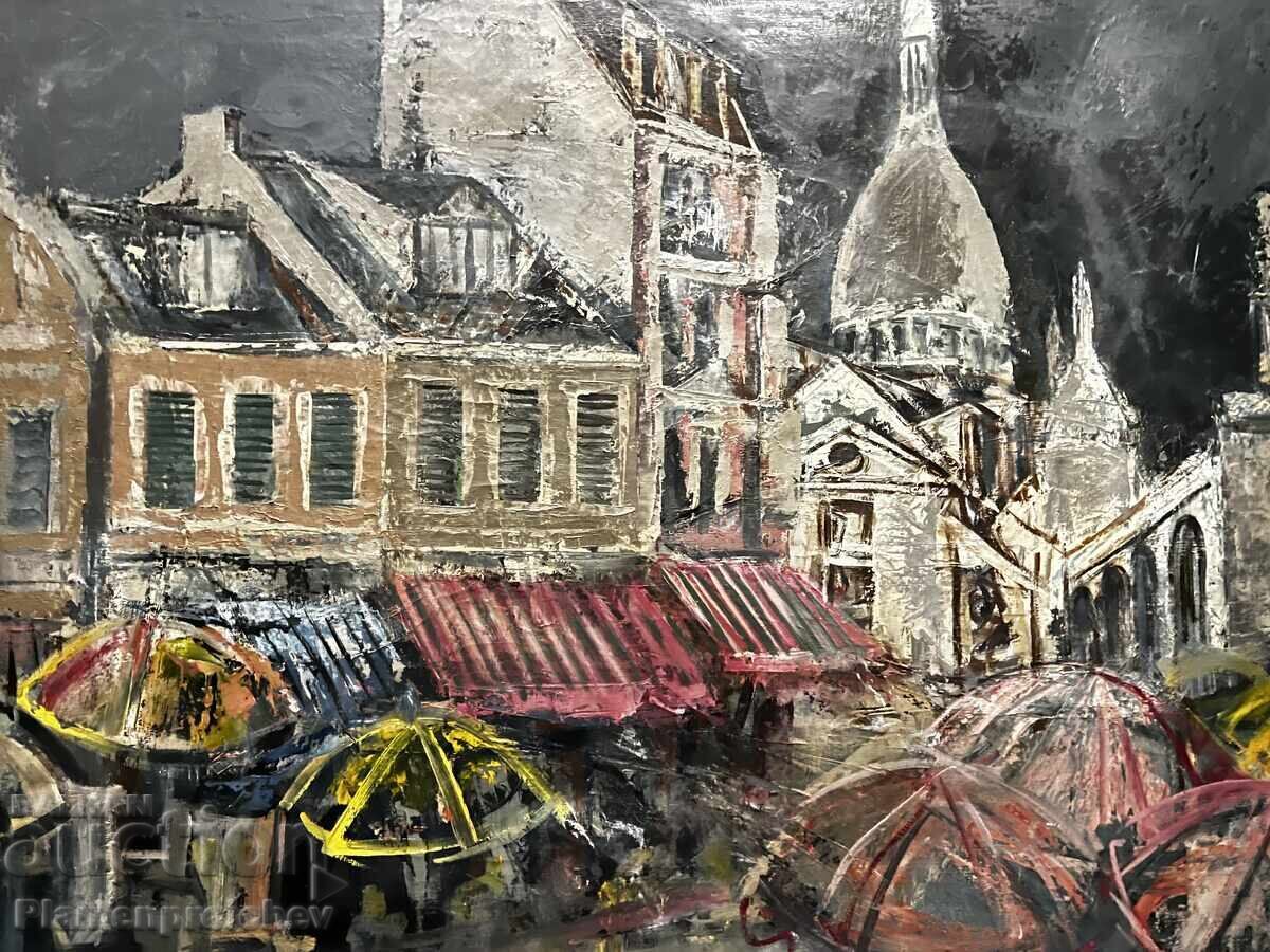 ОГРОМНА УНИКАТ КАРТИНА ЦВЯТКО ЦВЕТКОВ МАСЛО ПЛАТНО с цена 21.00 лв. | € 10.74 ОГРОМНА УНИКАТ КАРТИНА ЦВЯТКО ЦВЕТКОВ МАСЛО ПЛАТНО с цена 21.00 лв. | € 10.74