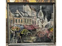 URIAȘĂ UNICAT TABLOU TZVETKO TZVETKOV ULEI PÂNZĂ