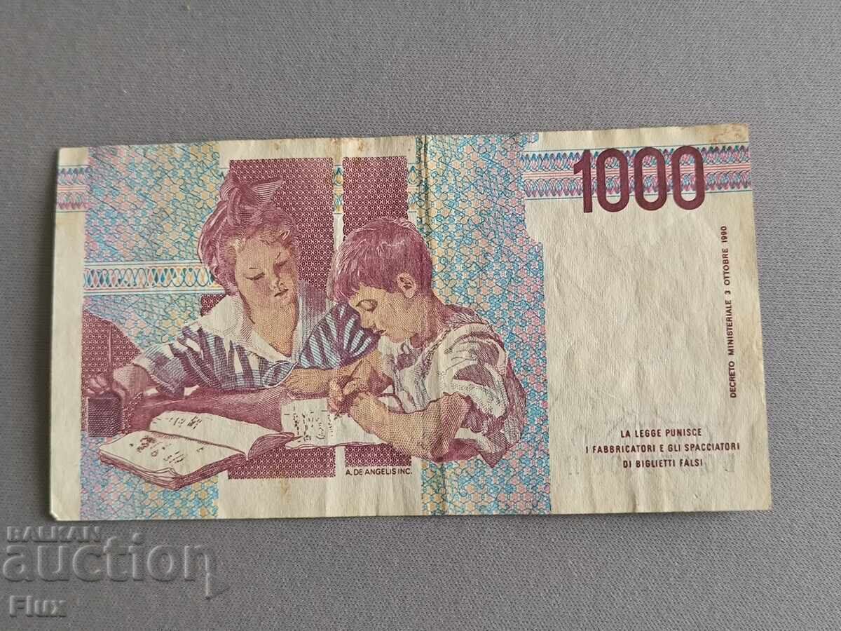 Τραπεζογραμμάτιο - Ιταλία - 1000 λίρες | 1990 με τιμή 3.00 BGN | € 1.53