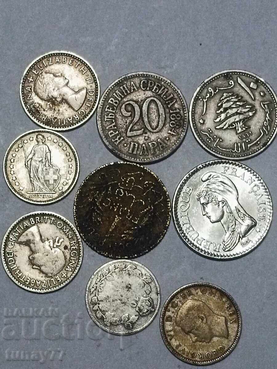 Partida ot redki moneti, vklyuchitelno srebŭrni με τιμή 0.01 BGN | € 0.01