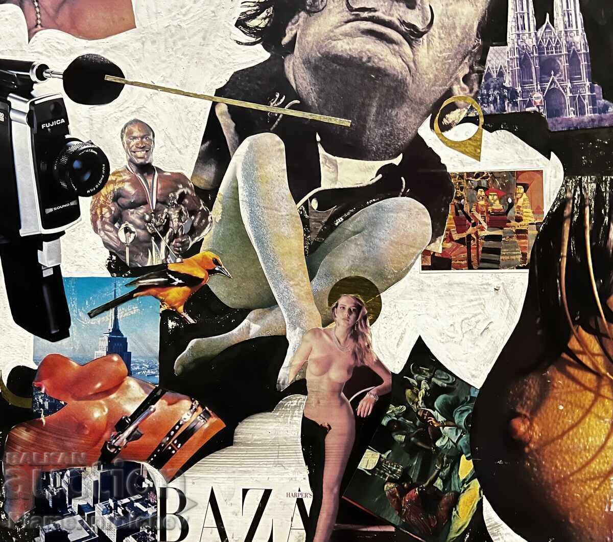 Delivery of LARGE UNIQUE PAINTING HASHISH-COBRA COLOR TZVETKO TZVETKOV OIL