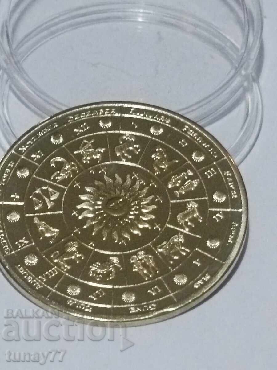 Livrarea Monedă norocoasă zodiacală 40 mm
