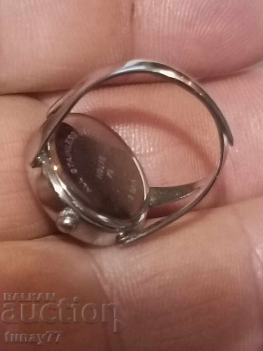 Δημοπρασία Αντίκα δαχτυλίδι ρολόι