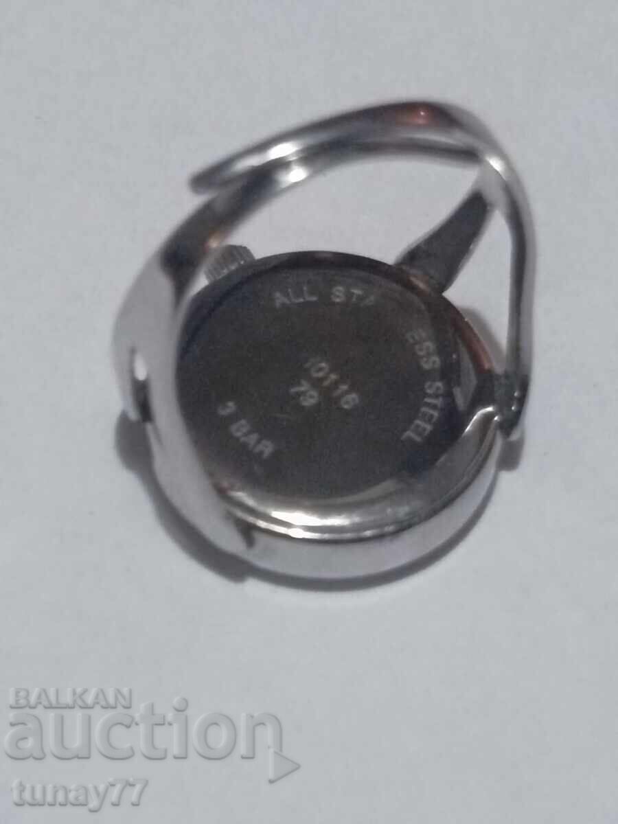 Αντίκα δαχτυλίδι ρολόι - 5