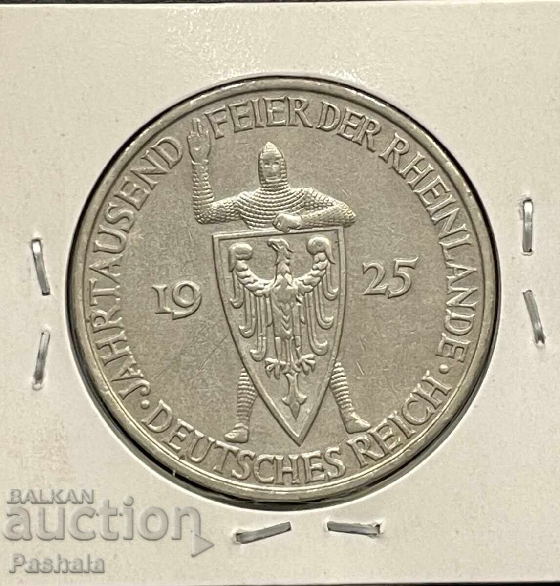 Германия 5 марки 1925 г. Качество. с цена 300.00 лв. | € 153.39