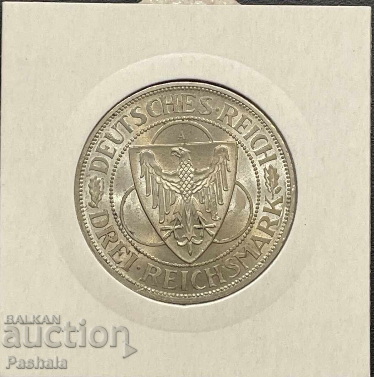Germany 3 Mark 1930. Quality with price € 143.16 | 280.00 BGN