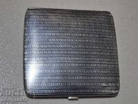 Silver snuffbox 900/1000 silver with niello 102.36 g