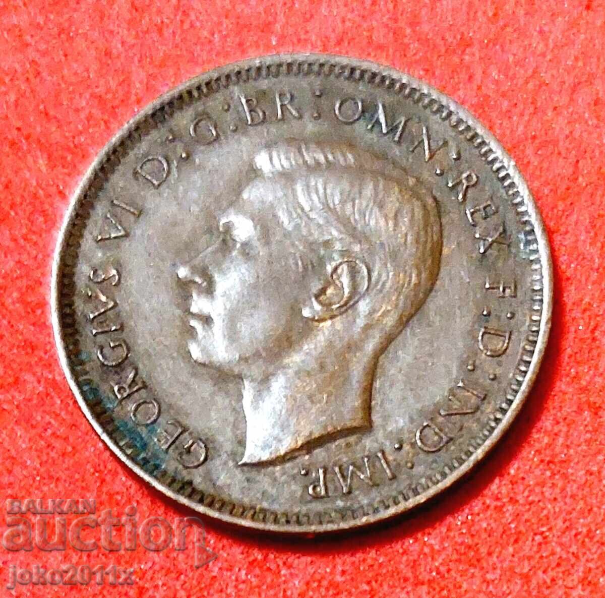 Ηνωμένο Βασίλειο - 1 φαρθίνγκ του 1940 με τιμή 0.01 BGN | € 0.01 Ηνωμένο Βασίλειο - 1 φαρθίνγκ του 1940 με τιμή 0.01 BGN | € 0.01